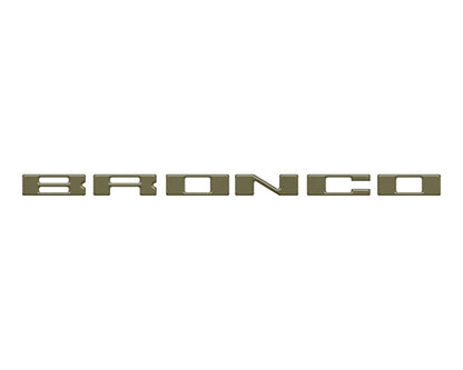 Glove Box Letters Inserts Fits 2021-2026 Ford Bronco