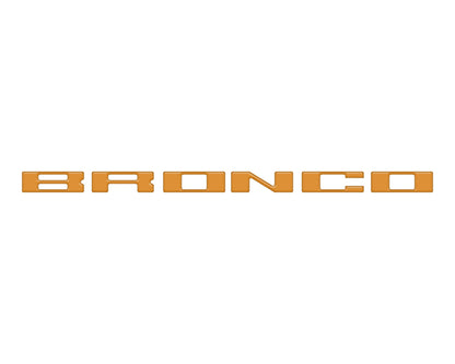 Glove Box Letters Inserts Fits 2021-2026 Ford Bronco