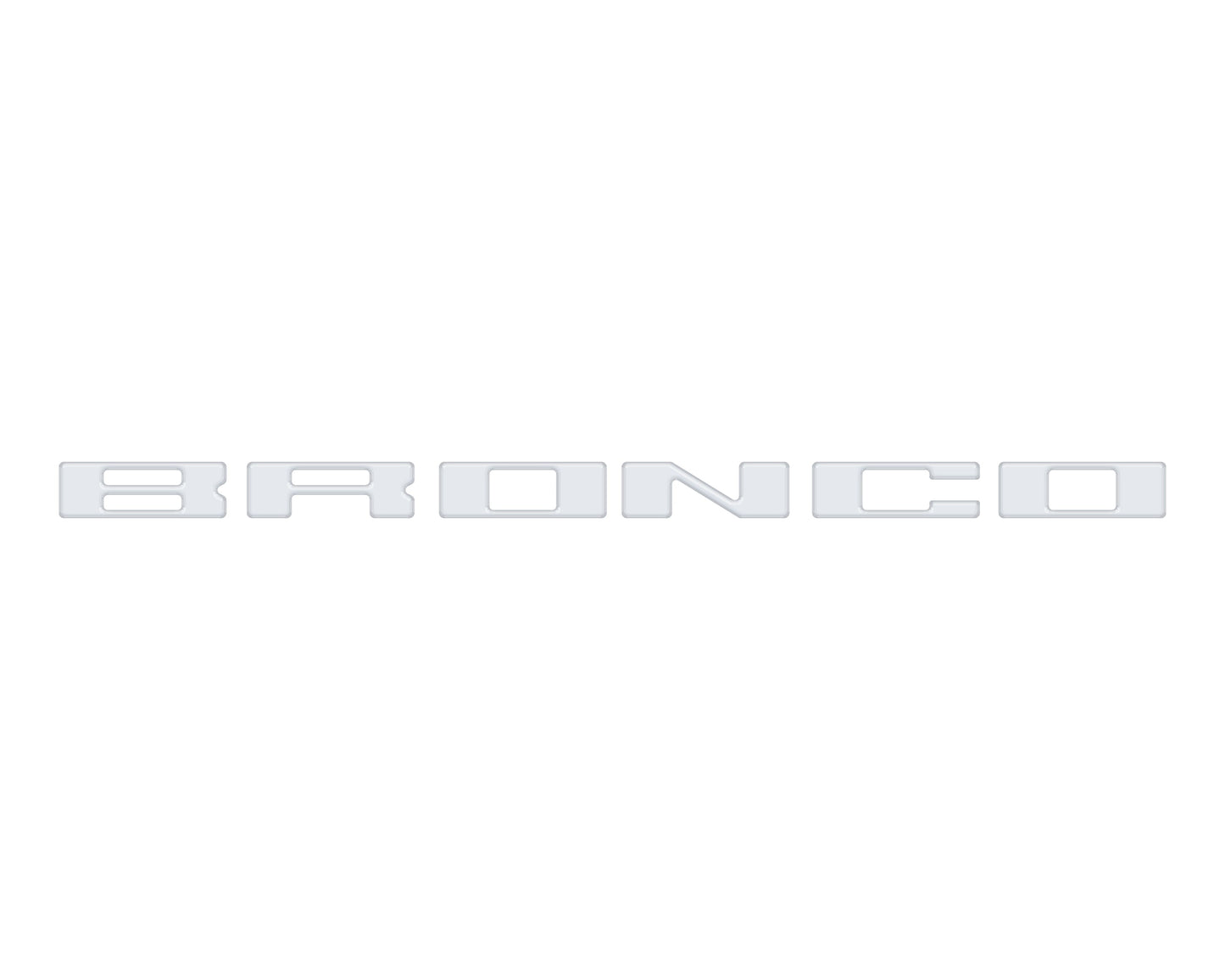 Glove Box Letters Inserts Fits 2021-2026 Ford Bronco
