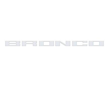 Glove Box Letters Inserts Fits 2021-2026 Ford Bronco