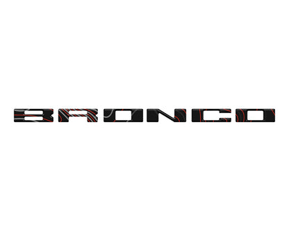 Glove Box Letters Inserts Fits 2021-2026 Ford Bronco