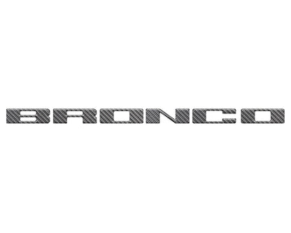 Front Grille Letter Overlays Fits 2021-2026 Ford Bronco