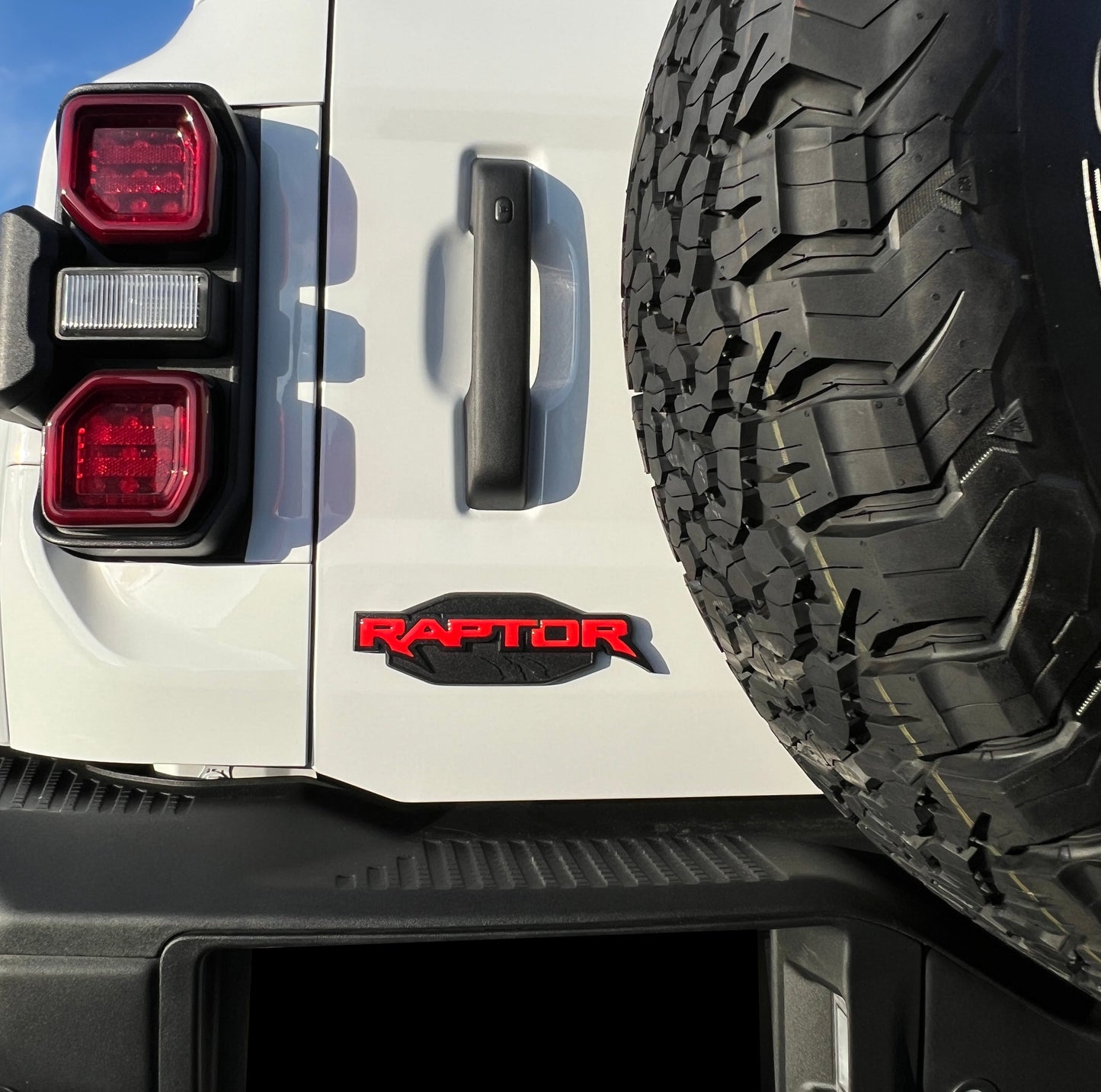 Raptor Emblem Inserts Fits 2022-2026 Ford Bronco Raptor