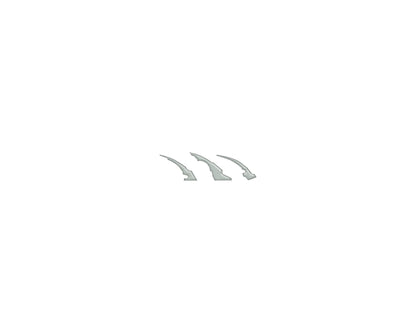 Raptor Emblem Claw Mark Inserts Fits 2022-2026 Ford Bronco Raptor