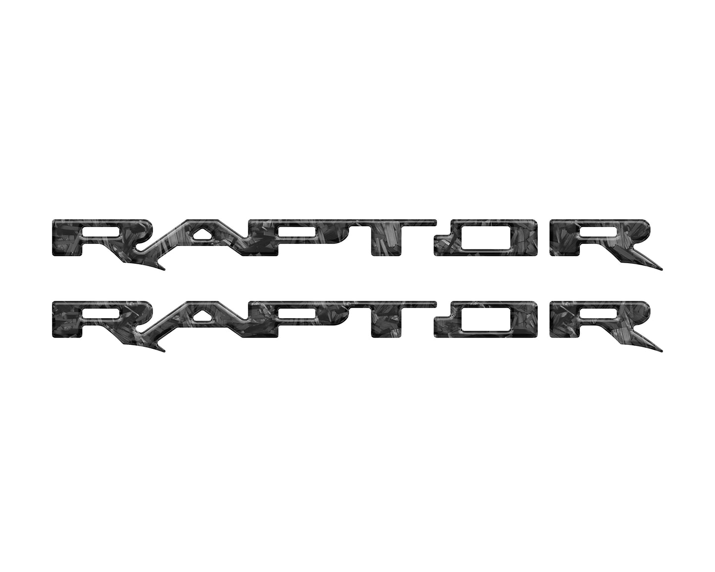 Raptor Running Board Letter Overlays Fits 2022-2026 Ford Bronco Raptor