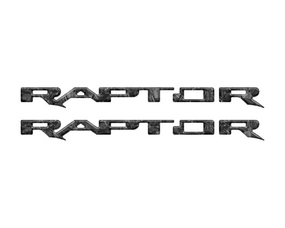 Raptor Running Board Letter Overlays Fits 2022-2026 Ford Bronco Raptor