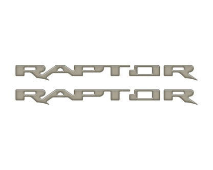 Raptor Running Board Letter Overlays Fits 2022-2026 Ford Bronco Raptor