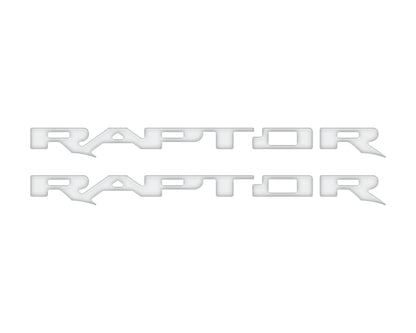 Raptor Running Board Letter Overlays Fits 2022-2026 Ford Bronco Raptor