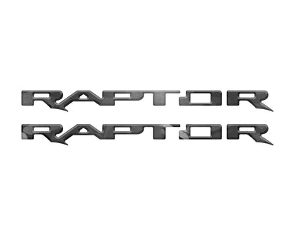 Raptor Running Board Letter Overlays Fits 2022-2026 Ford Bronco Raptor