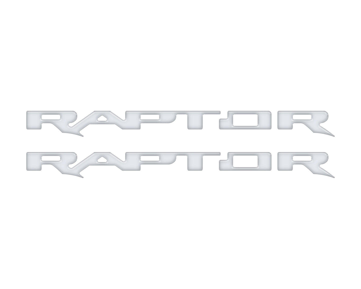 Raptor Running Board Letter Overlays Fits 2022-2026 Ford Bronco Raptor
