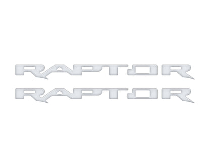 Raptor Running Board Letter Overlays Fits 2022-2026 Ford Bronco Raptor
