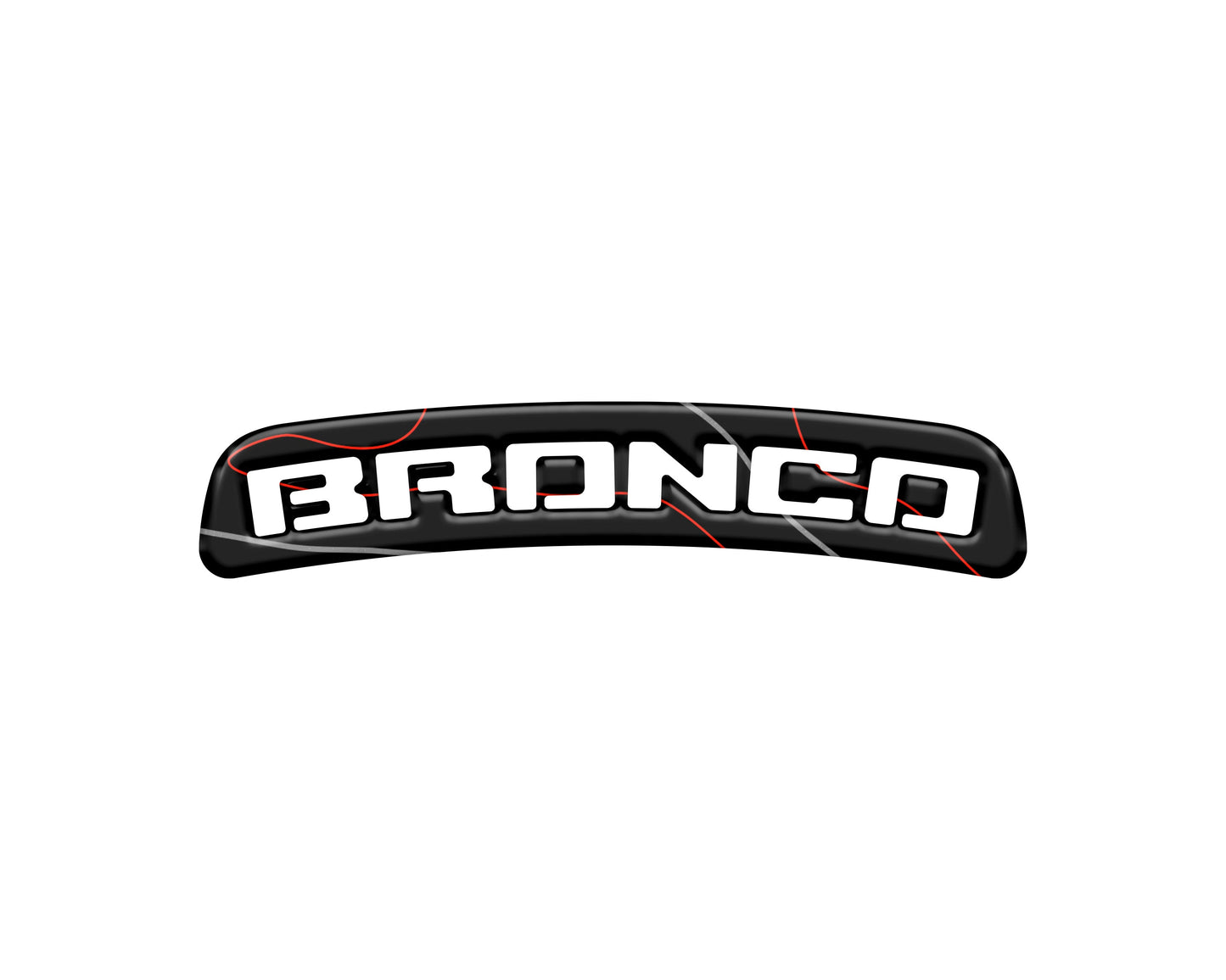 Third Brake Light Overlay Fits 2021-2026 Ford Bronco