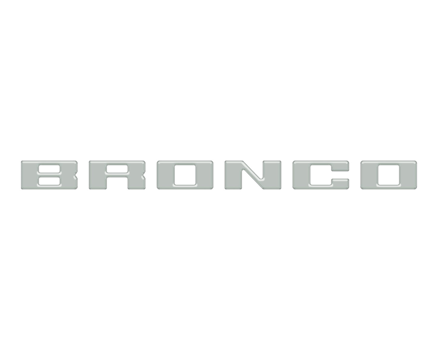 Slideout Tailgate Letter Inserts Fits 2021-2026 Ford Bronco