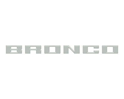 Slideout Tailgate Letter Inserts Fits 2021-2026 Ford Bronco