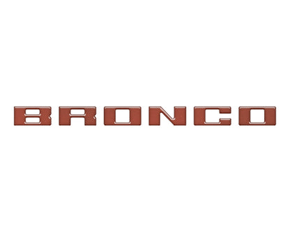 Slideout Tailgate Letter Inserts Fits 2021-2026 Ford Bronco