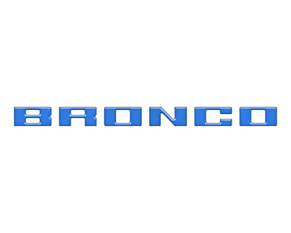 Slideout Tailgate Letter Inserts Fits 2021-2026 Ford Bronco
