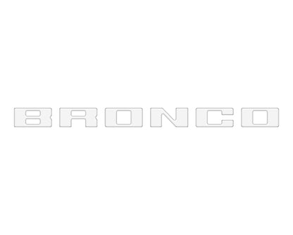 Slideout Tailgate Letter Inserts Fits 2021-2026 Ford Bronco