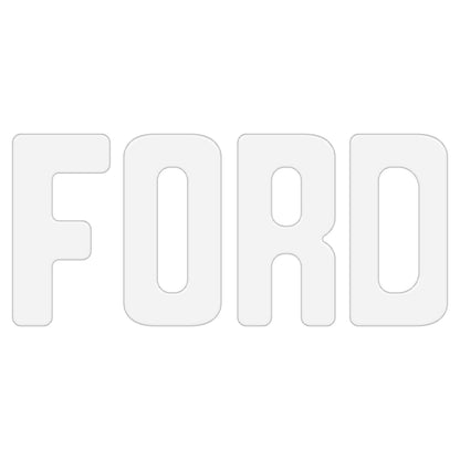 Slideout Tailgate Letter Inserts Fits 2021-2026 Ford Bronco