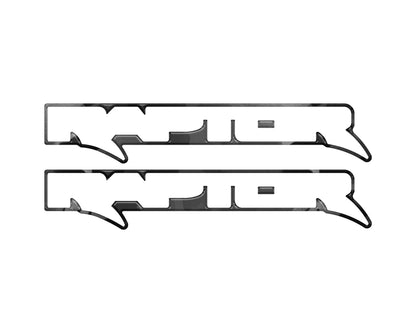 Raptor Floor Mat Emblem Inserts Fits 2022-2026 Ford Bronco Raptor