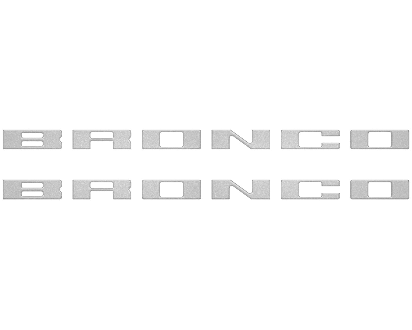 Bronco Running Board Letter Inserts/Overlays Fits 2021-2026 Ford Bronco