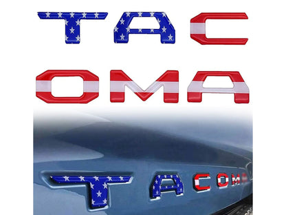 Tailgate Letter Inserts for 2016–2023 Toyota Tacoma