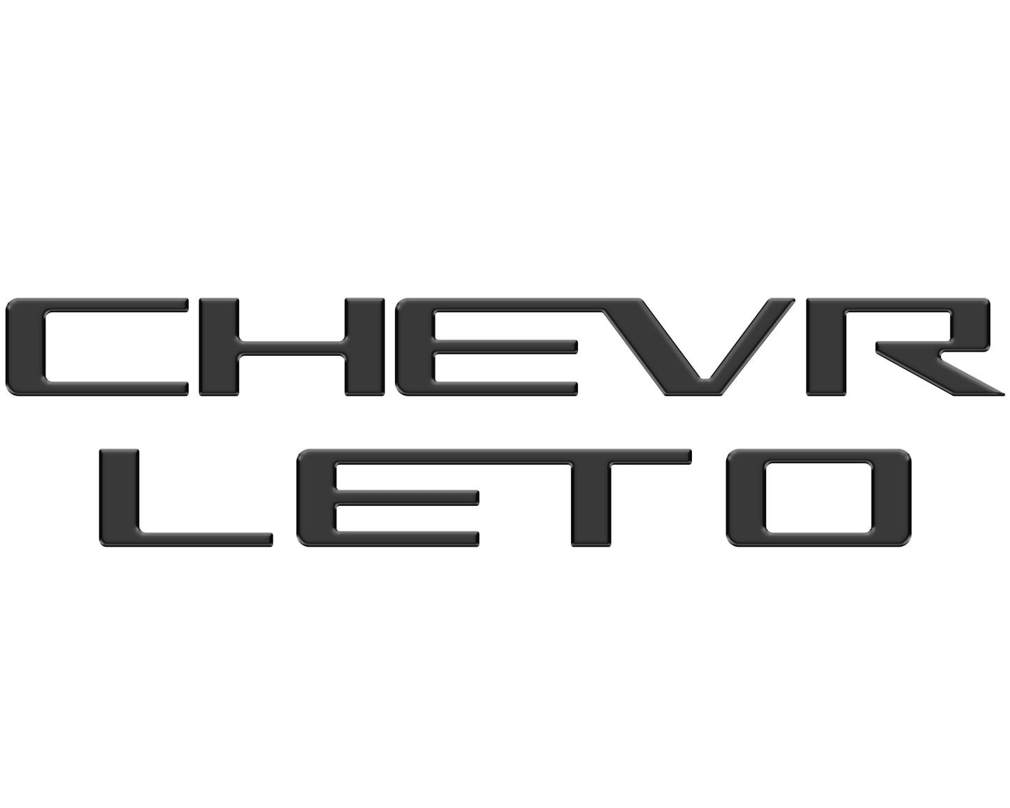 Tailgate Letter Inserts Fits 2023-2026 Chevrolet Colorado