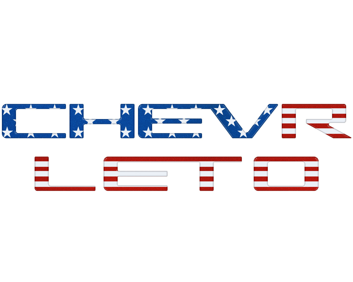 Tailgate Letter Inserts Fits 2023-2026 Chevrolet Colorado