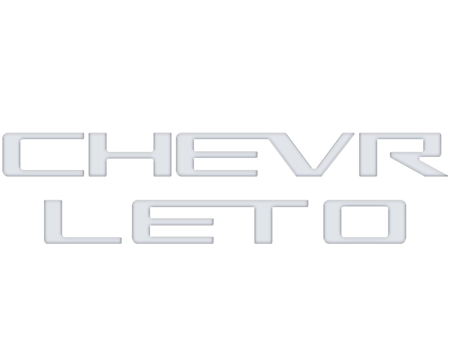 Tailgate Letter Inserts Fits 2023-2026 Chevrolet Colorado