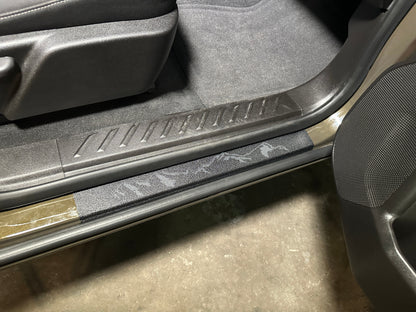 Door Sill Textured Overlays Fits 2023-2026 Chevrolet Colorado & GMC Canyon
