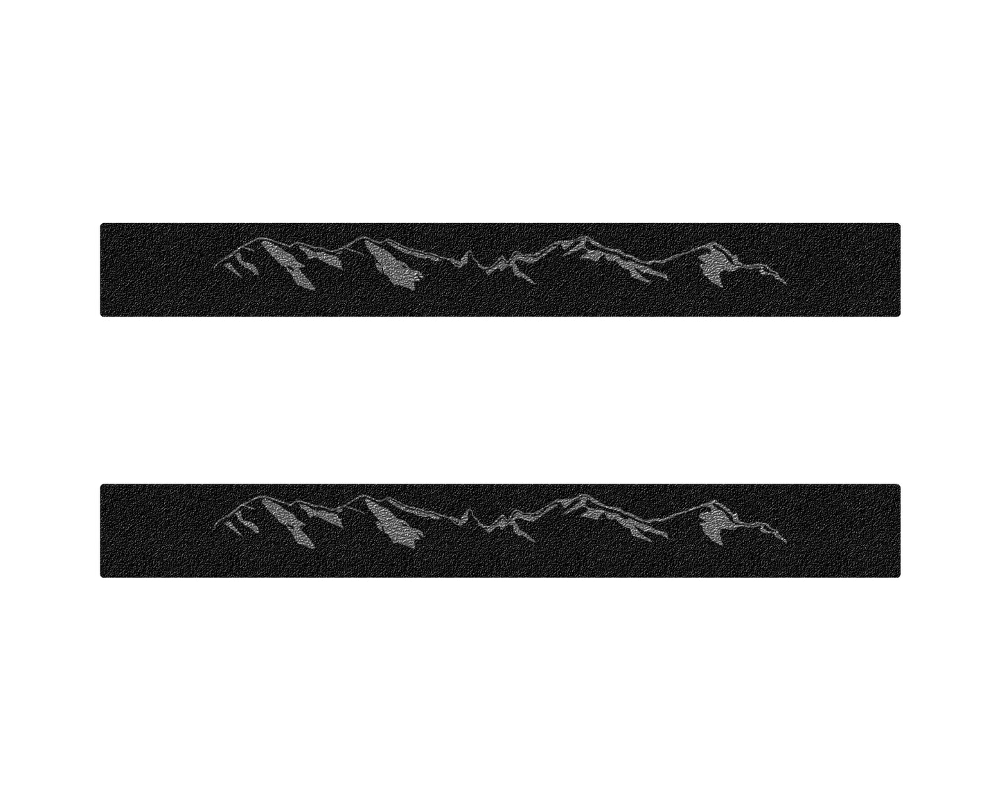 Door Sill Textured Overlays Fits 2023-2026 Chevrolet Colorado & GMC Canyon