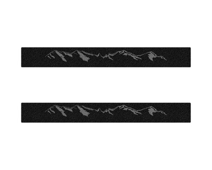 Door Sill Textured Overlays Fits 2023-2026 Chevrolet Colorado & GMC Canyon