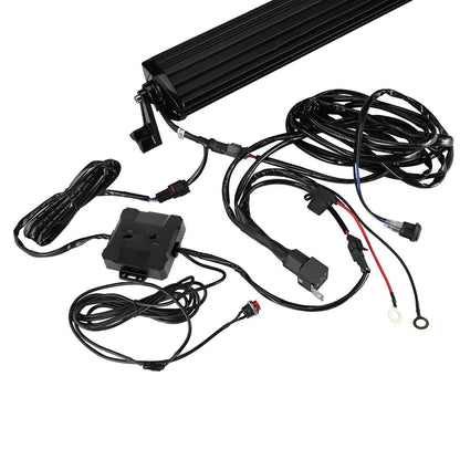 Light Bar for SUV ATV UTV Trucks Pickup Boat 22"/32"/42" V-Series RGB Straight/Curved 5D lens Combo Beam Double Row LED