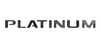 Tailgate Letter Inserts Fits 2015-2017 Ford F-150 Platinum