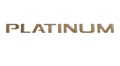 Tailgate Letter Inserts Fits 2015-2017 Ford F-150 Platinum