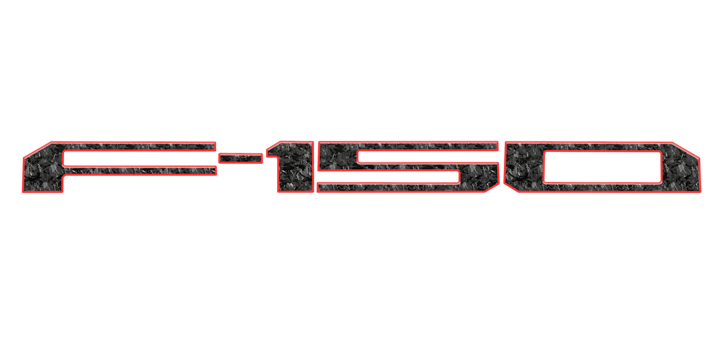 Rear Tailgate Letter Inserts Fits 2018-2020 Ford F-150