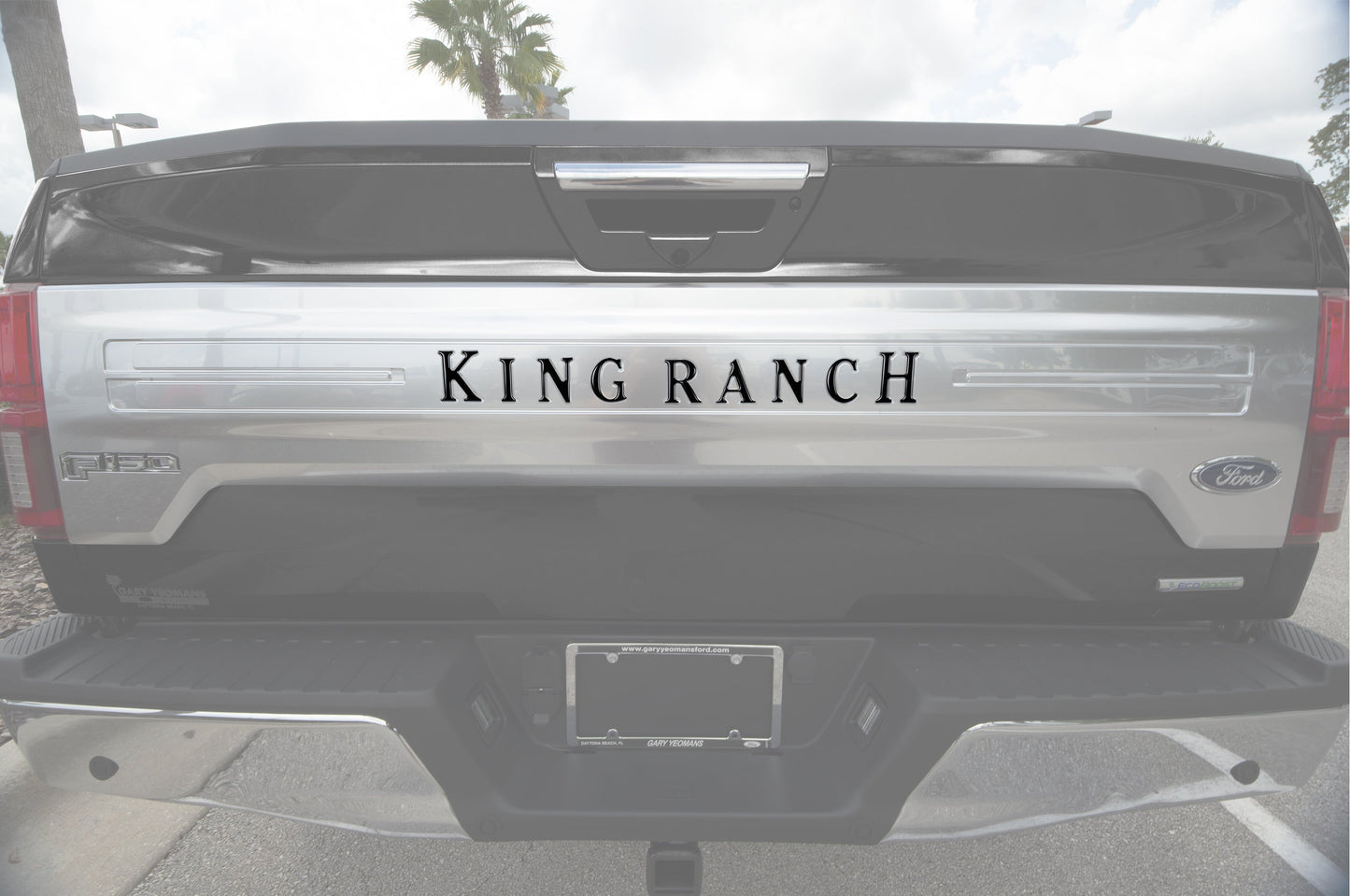 Tailgate Letter Inserts Fits 2018-2020 Ford F-150 King Ranch