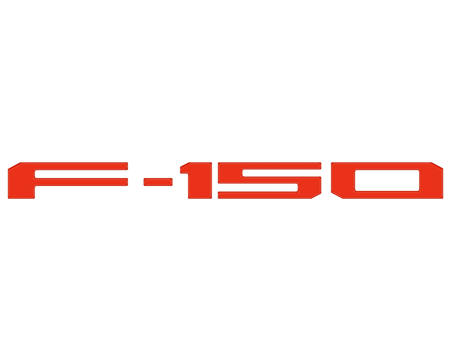 Tailgate Letter Inserts Fits 2021-2026 Ford F-150