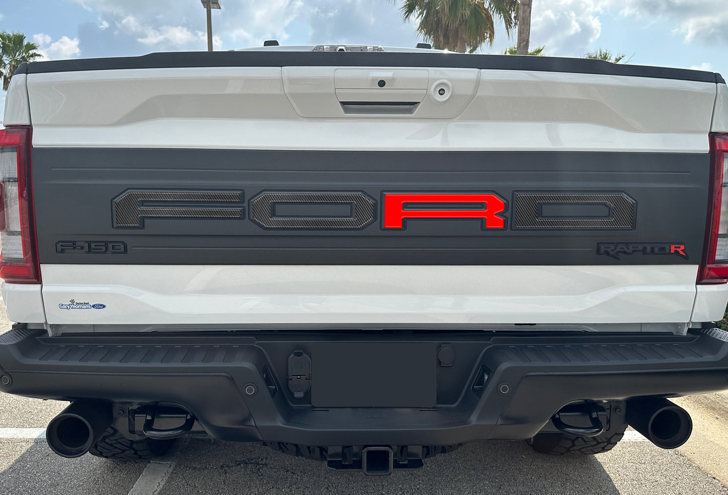 Raptor Tailgate Letter Overlays Fits 2021-2026 Ford F-150 Raptor