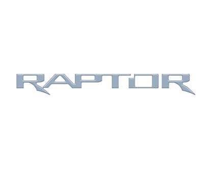 Raptor Tailgate Emblem Inserts Fits 2017-2026 Ford F-150 Raptor