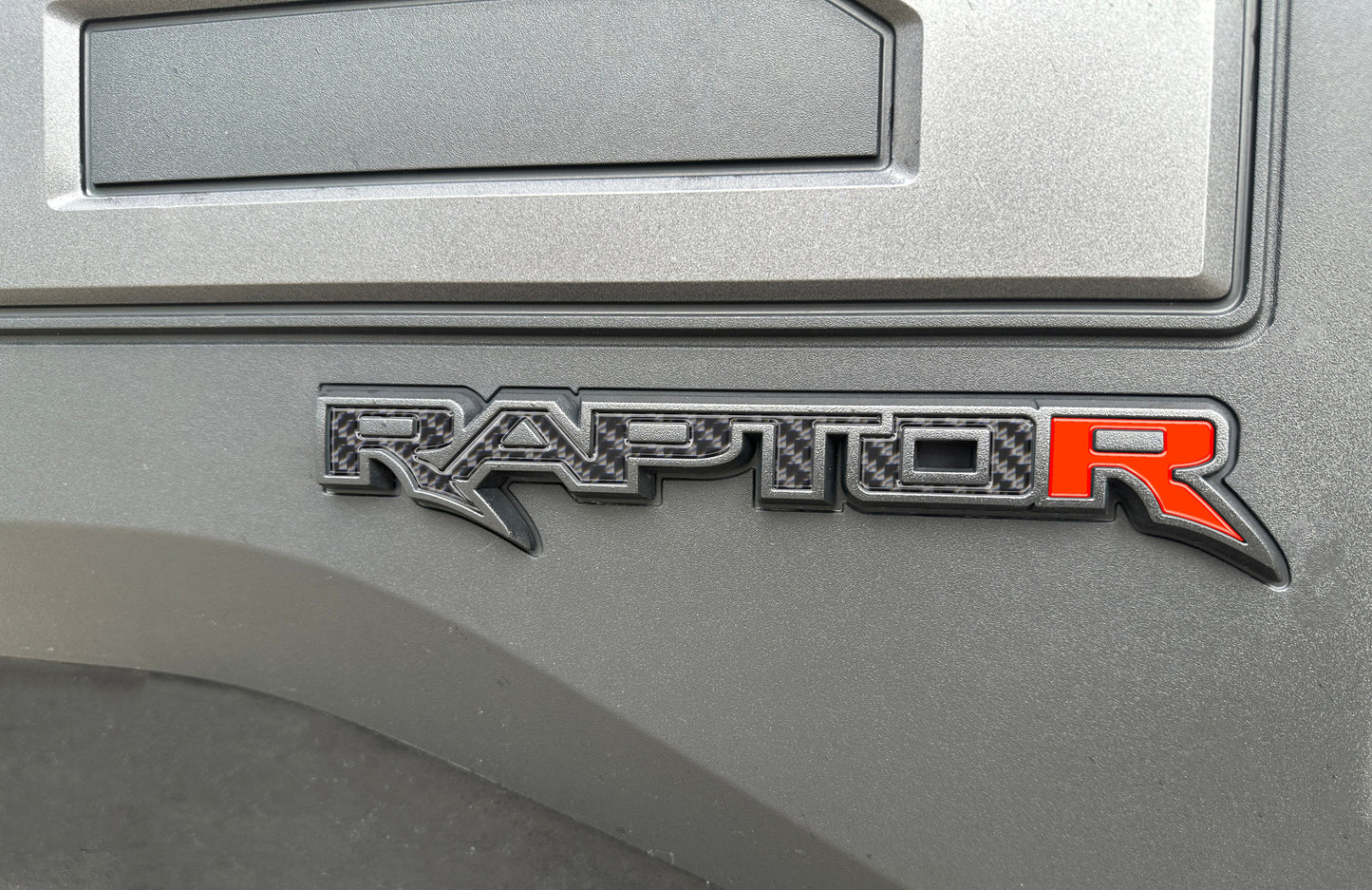 Raptor Tailgate Emblem Inserts Fits 2017-2026 Ford F-150 Raptor