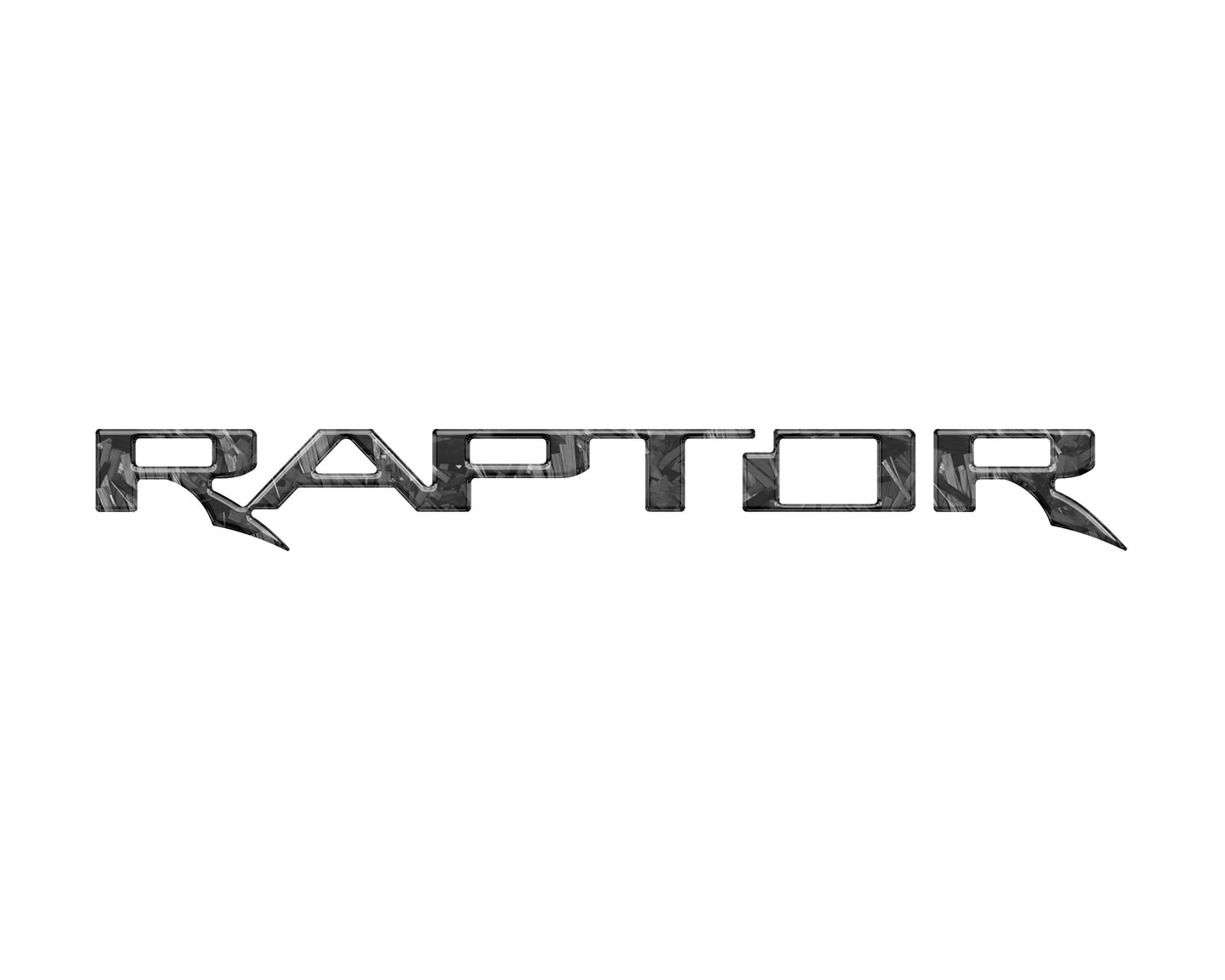 Raptor Tailgate Emblem Inserts Fits 2017-2026 Ford F-150 Raptor