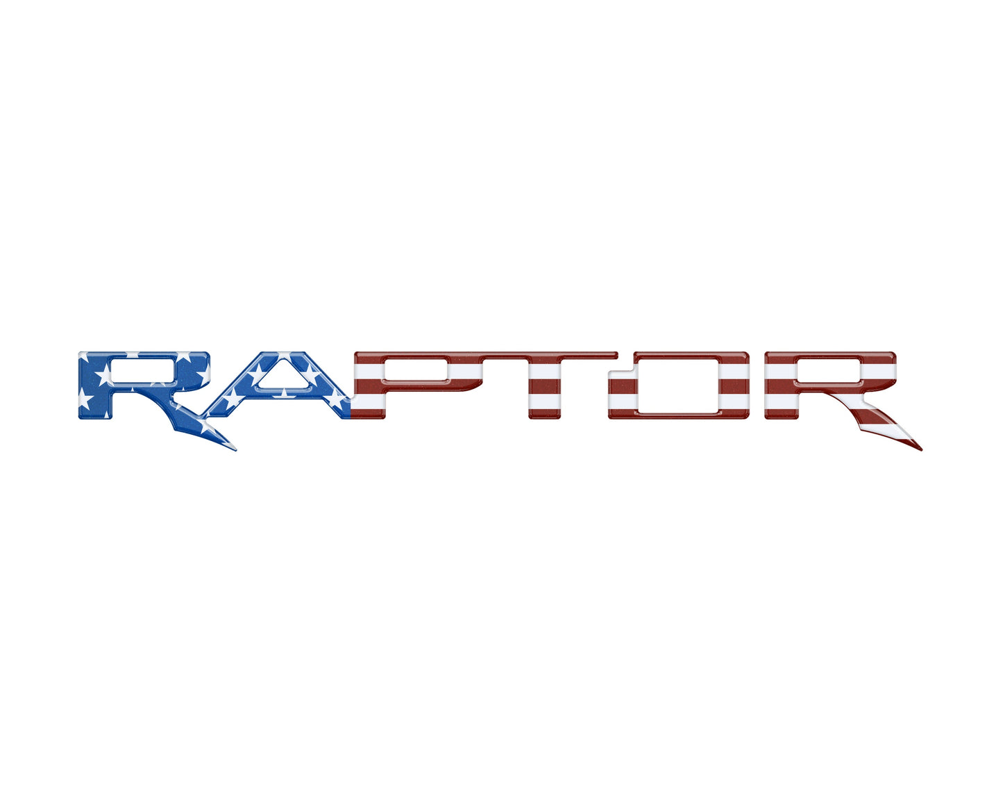 Raptor Tailgate Emblem Inserts Fits 2017-2026 Ford F-150 Raptor