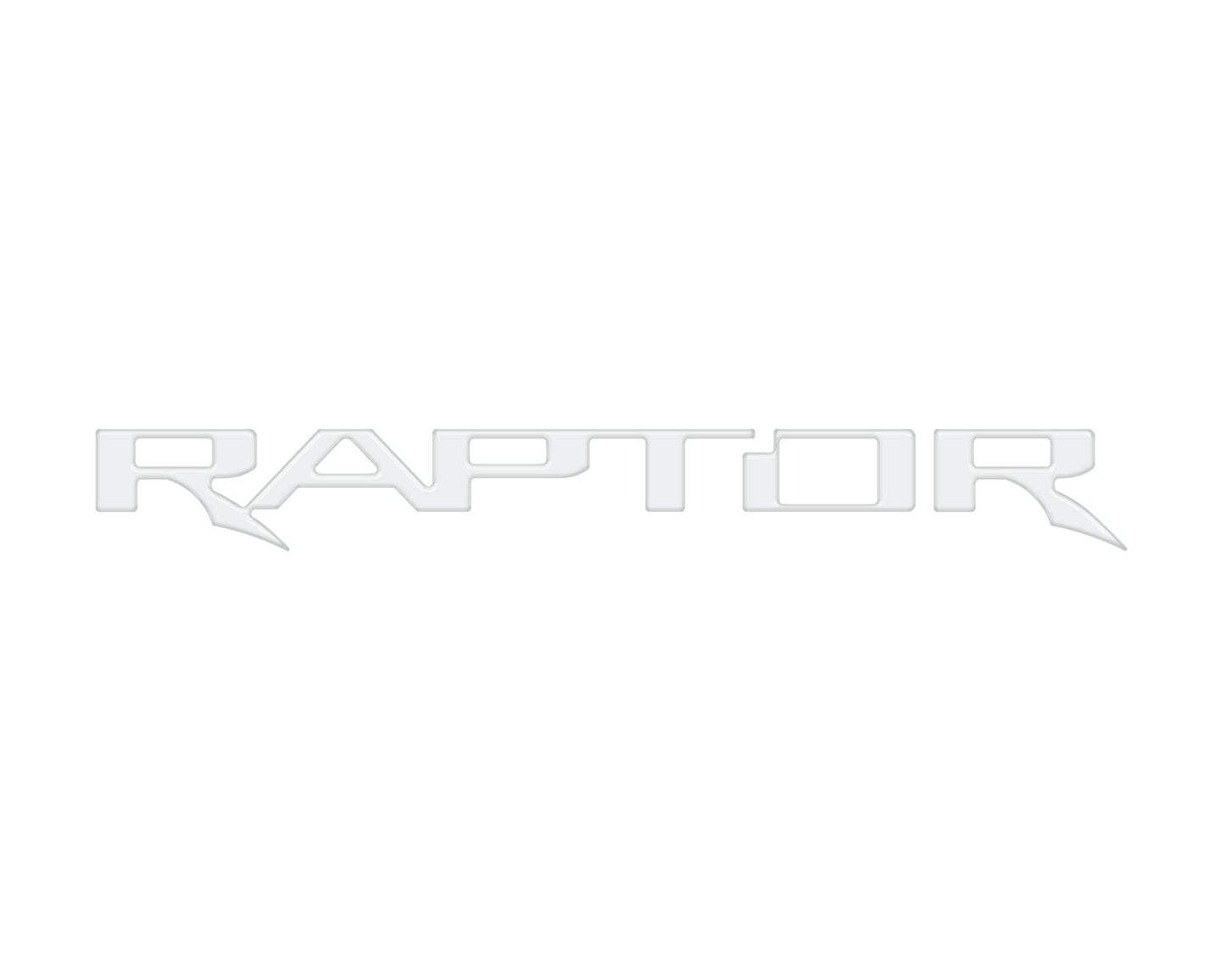 Raptor Tailgate Emblem Inserts Fits 2017-2026 Ford F-150 Raptor