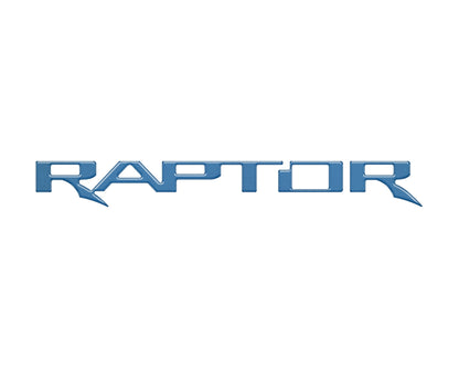 Raptor Tailgate Emblem Inserts Fits 2017-2026 Ford F-150 Raptor