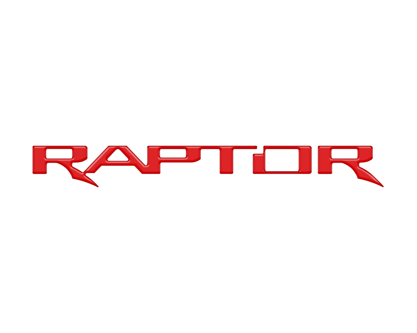 Raptor Tailgate Emblem Inserts Fits 2017-2026 Ford F-150 Raptor