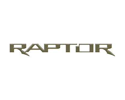 Raptor Tailgate Emblem Inserts Fits 2017-2026 Ford F-150 Raptor