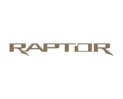 Raptor Tailgate Emblem Inserts Fits 2017-2026 Ford F-150 Raptor