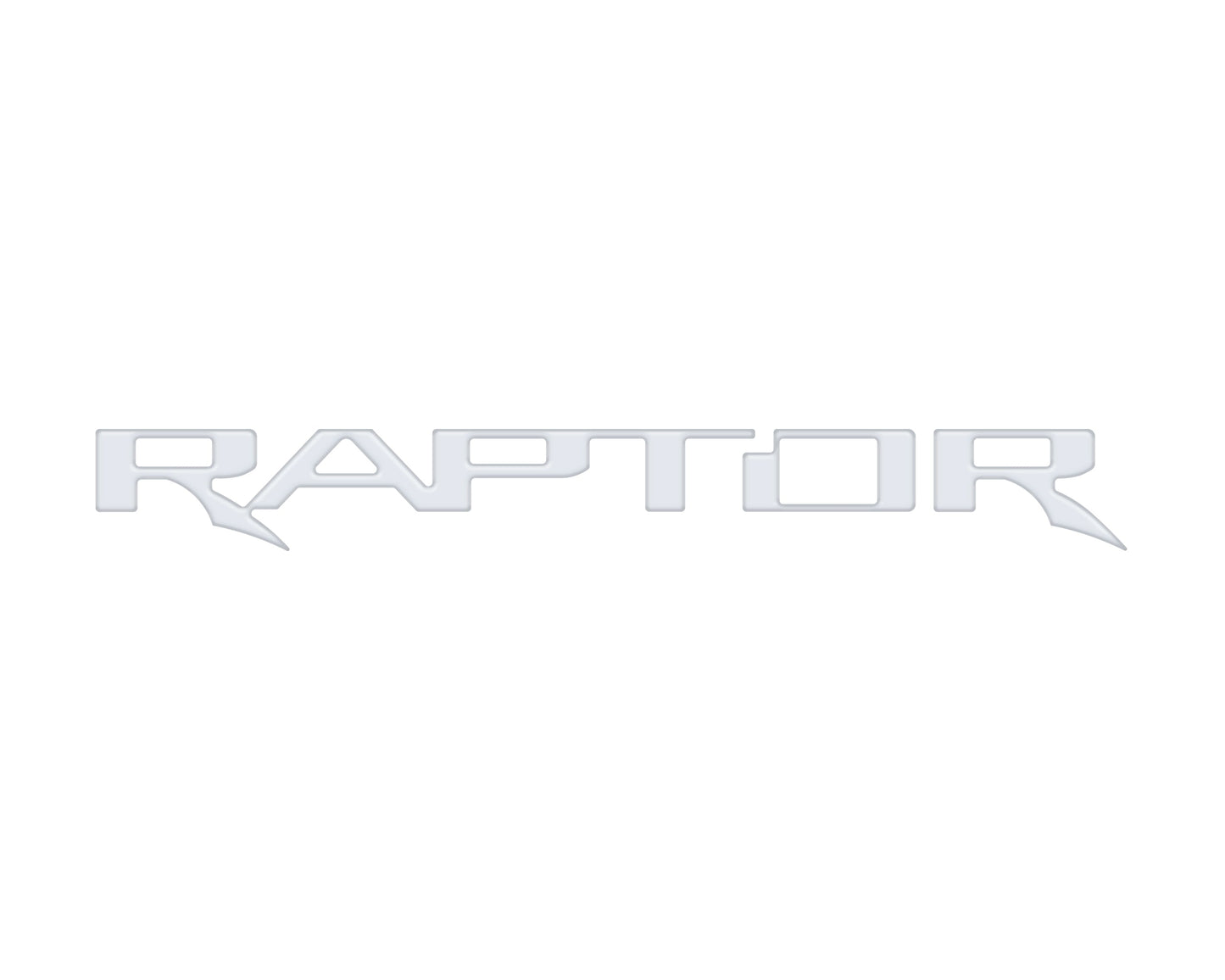 Raptor Tailgate Emblem Inserts Fits 2017-2026 Ford F-150 Raptor