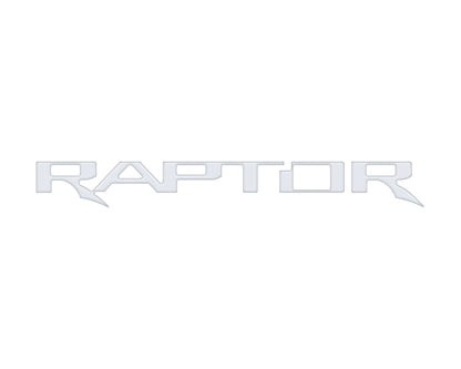 Raptor Tailgate Emblem Inserts Fits 2017-2026 Ford F-150 Raptor