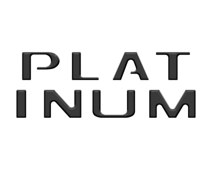 Tailgate Letter Inserts Fits 2018-2020 Ford F-150 Platinum